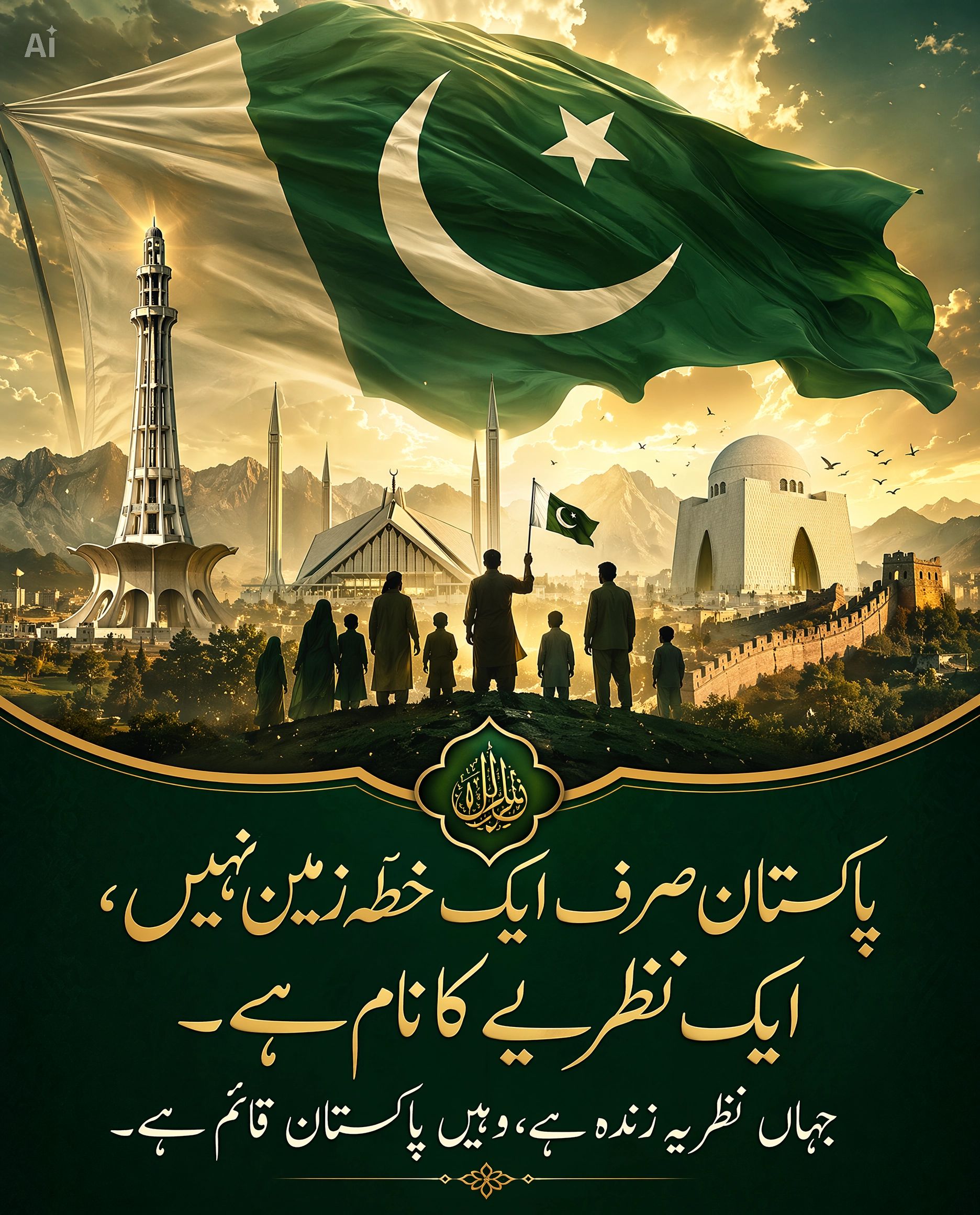 Pakistan Ideology - Flag & Vision