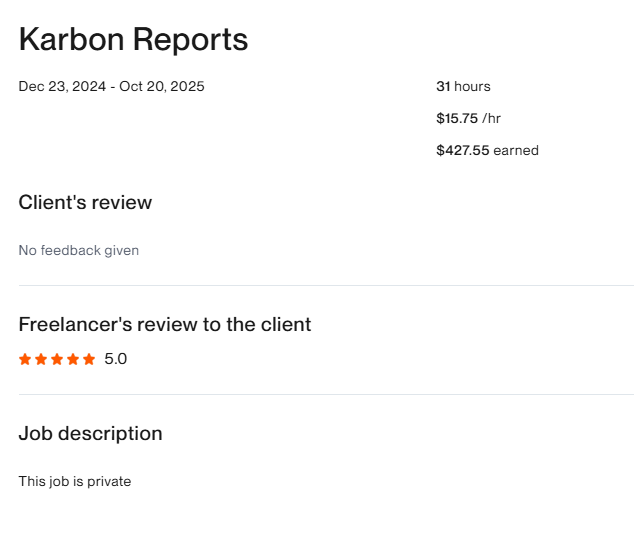 Karbon Reports