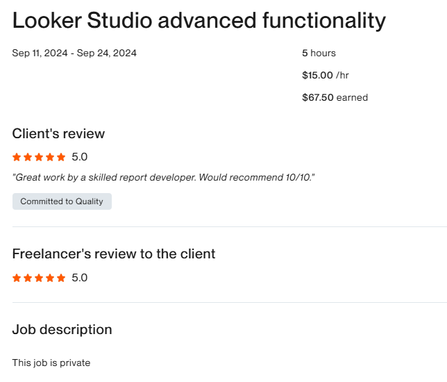 Looker Studio advanced functionaIity