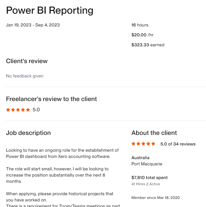 Power BI Reporting
