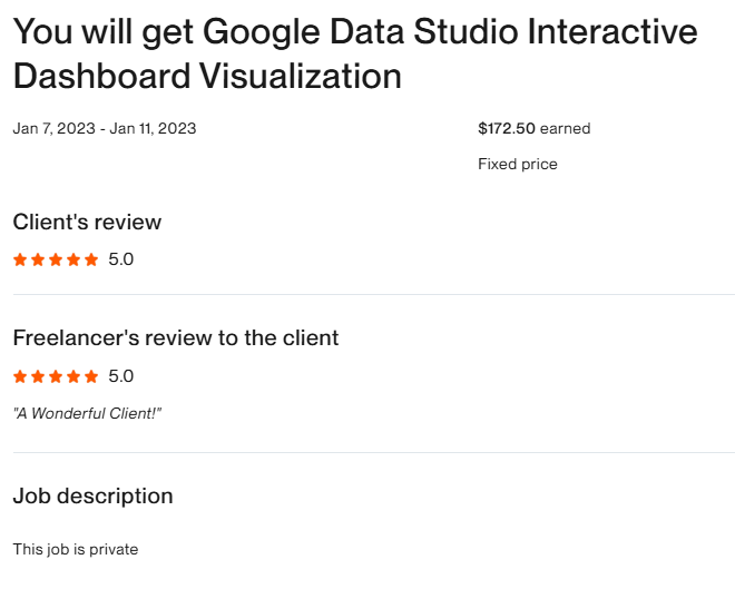 You will get Google Data Studio Dashboard VisuaIization