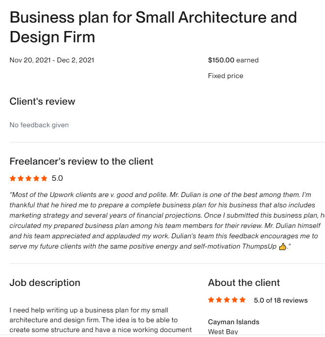 Business plan for Small Architecture and Design Firm
